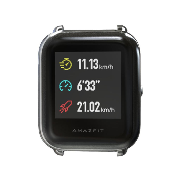 Rigtigt Fed Amazfit Youth Silikone Cover - Gennemsigtig#serie_4