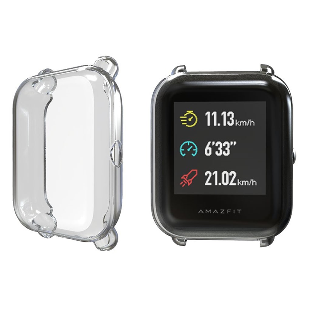 Rigtigt Fed Amazfit Youth Silikone Cover - Gennemsigtig#serie_4
