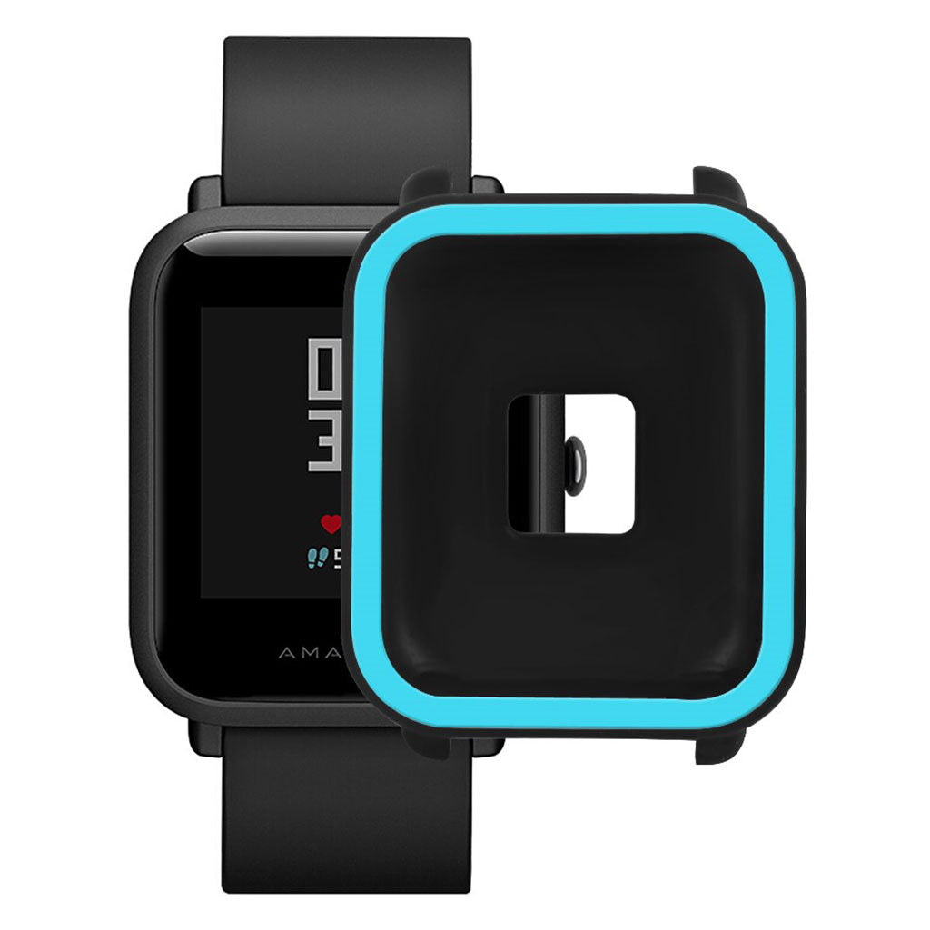 Beskyttende Amazfit Youth Silikone Cover - Sort#serie_5