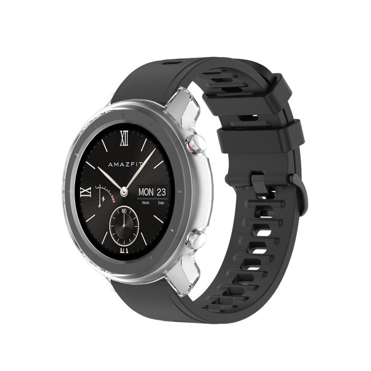 Super Godt Amazfit GTR 47mm Silikone Cover - Gennemsigtig#serie_1