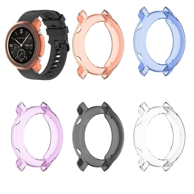 Super Godt Amazfit GTR 47mm Silikone Cover - Gennemsigtig#serie_1