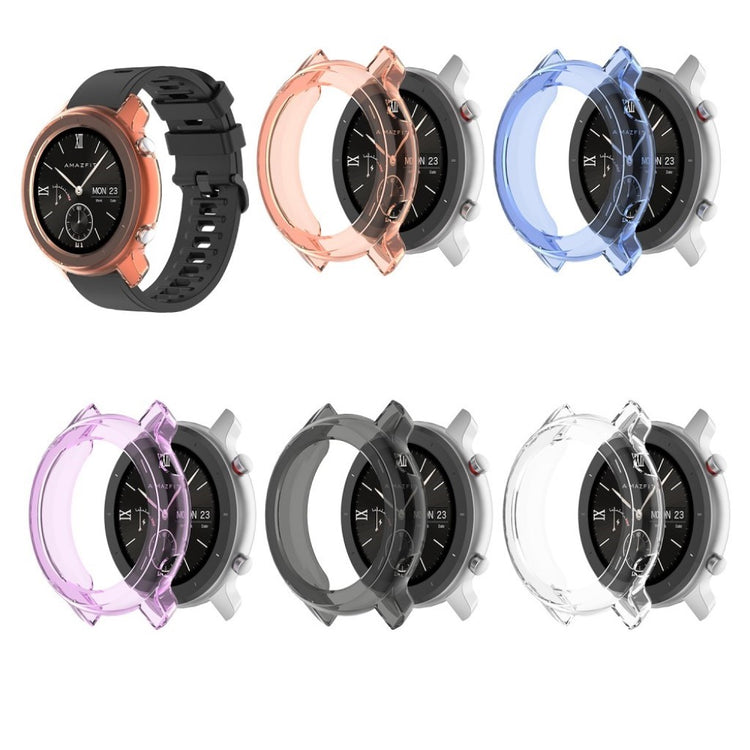 Super Godt Amazfit GTR 47mm Silikone Cover - Gennemsigtig#serie_1