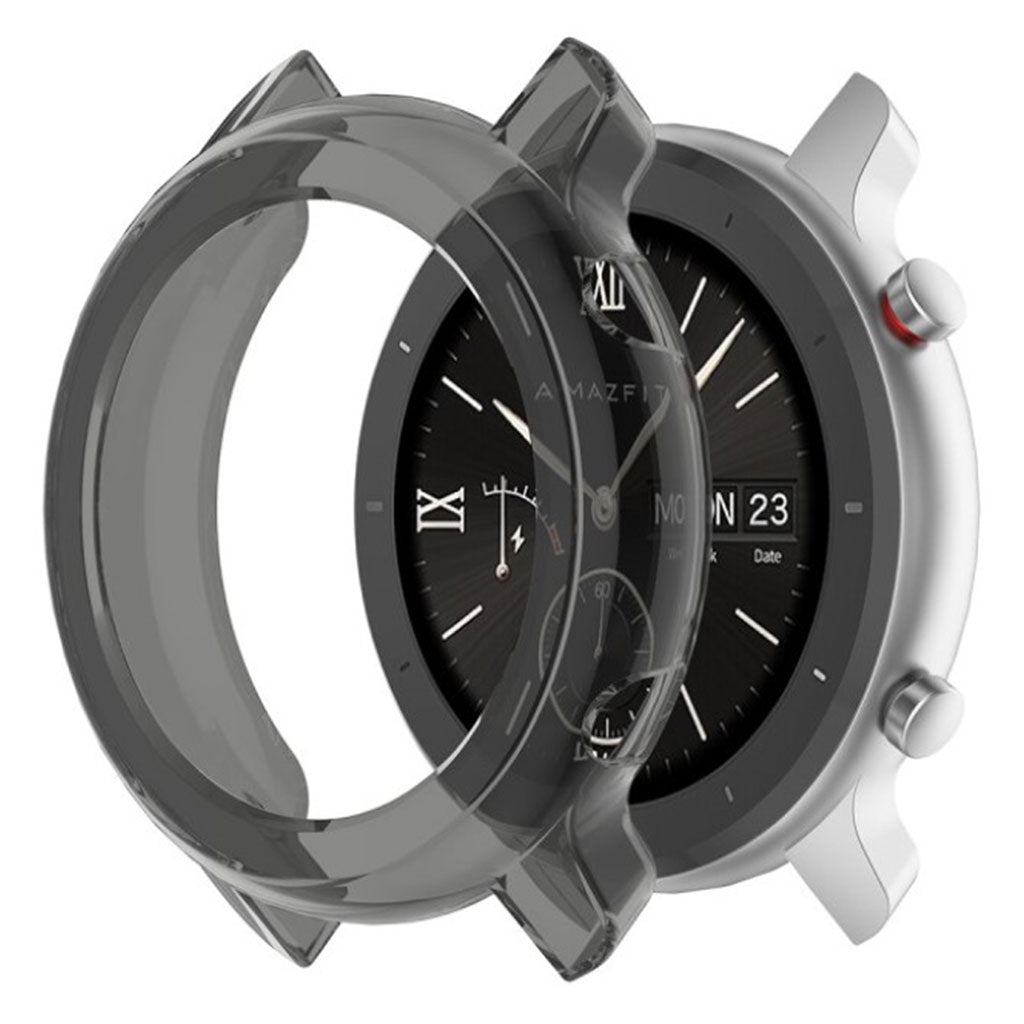 Super Godt Amazfit GTR 47mm Silikone Cover - Sort#serie_3