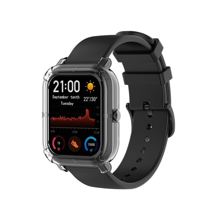 Mega Flot Amazfit GTS Silikone Cover - Gennemsigtig#serie_2