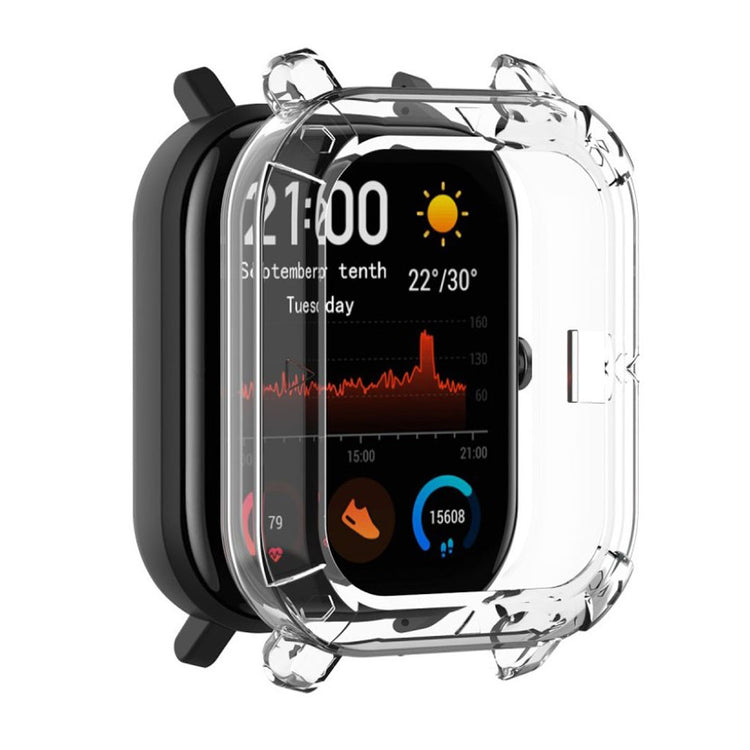Mega Flot Amazfit GTS Silikone Cover - Gennemsigtig#serie_2
