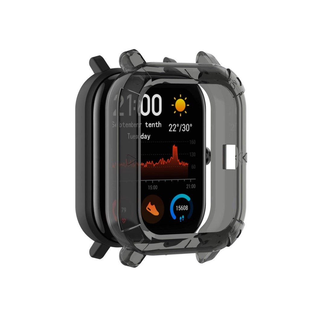 Mega Flot Amazfit GTS Silikone Cover - Sort#serie_4