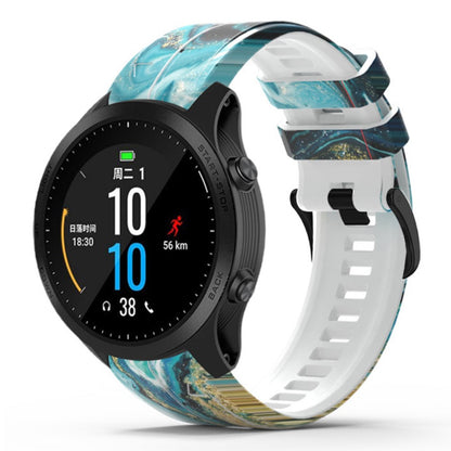 Smuk Silikone Universal Rem passer til Smartwatch - Blå#serie_3
