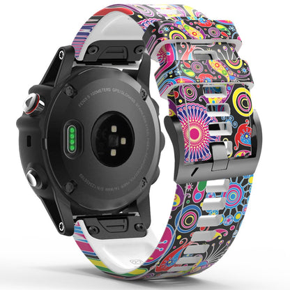 Smuk Silikone Universal Rem passer til Smartwatch - Flerfarvet#serie_6