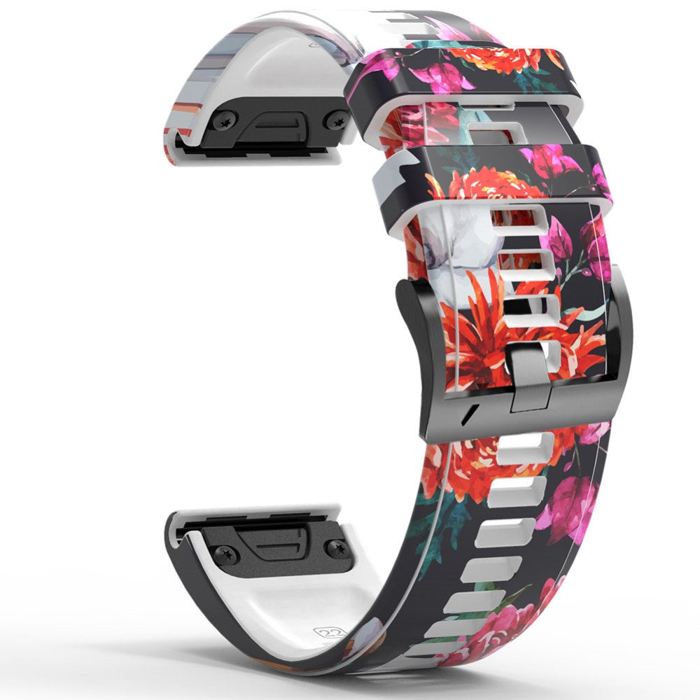 Smuk Silikone Universal Rem passer til Smartwatch - Rød#serie_9
