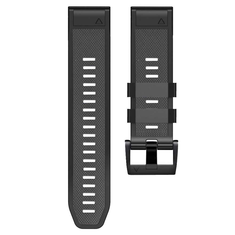 Rigtigt Nydelig Silikone Universal Rem passer til Smartwatch - Sølv#serie_11
