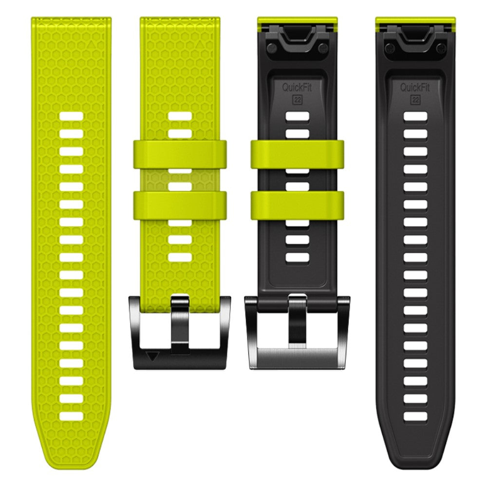 Smuk Silikone Universal Rem passer til Smartwatch - Grøn#serie_1