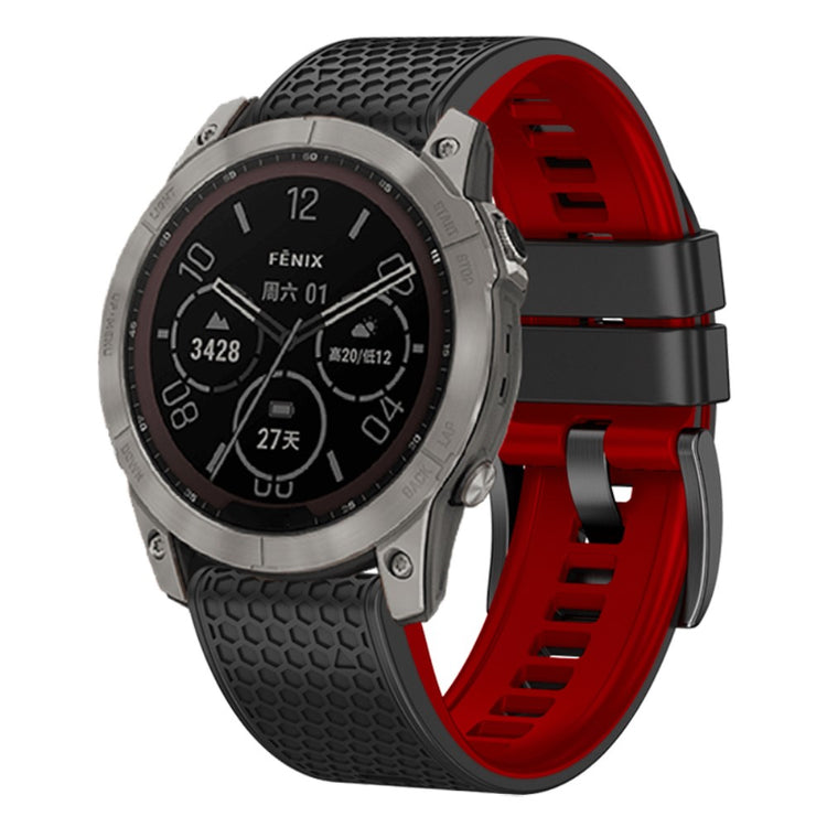 Smuk Silikone Universal Rem passer til Smartwatch - Sort#serie_5