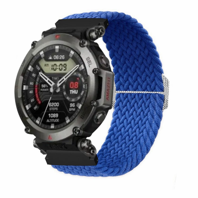 Helt Vildt Kønt Nylon Rem passer til Amazfit T-Rex 2 - Blå#serie_14