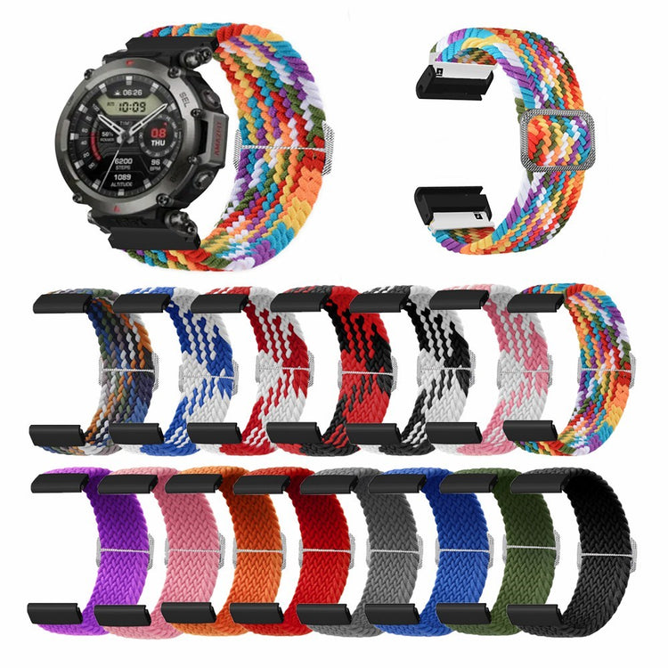 Helt Vildt Kønt Nylon Rem passer til Amazfit T-Rex 2 - Orange#serie_2