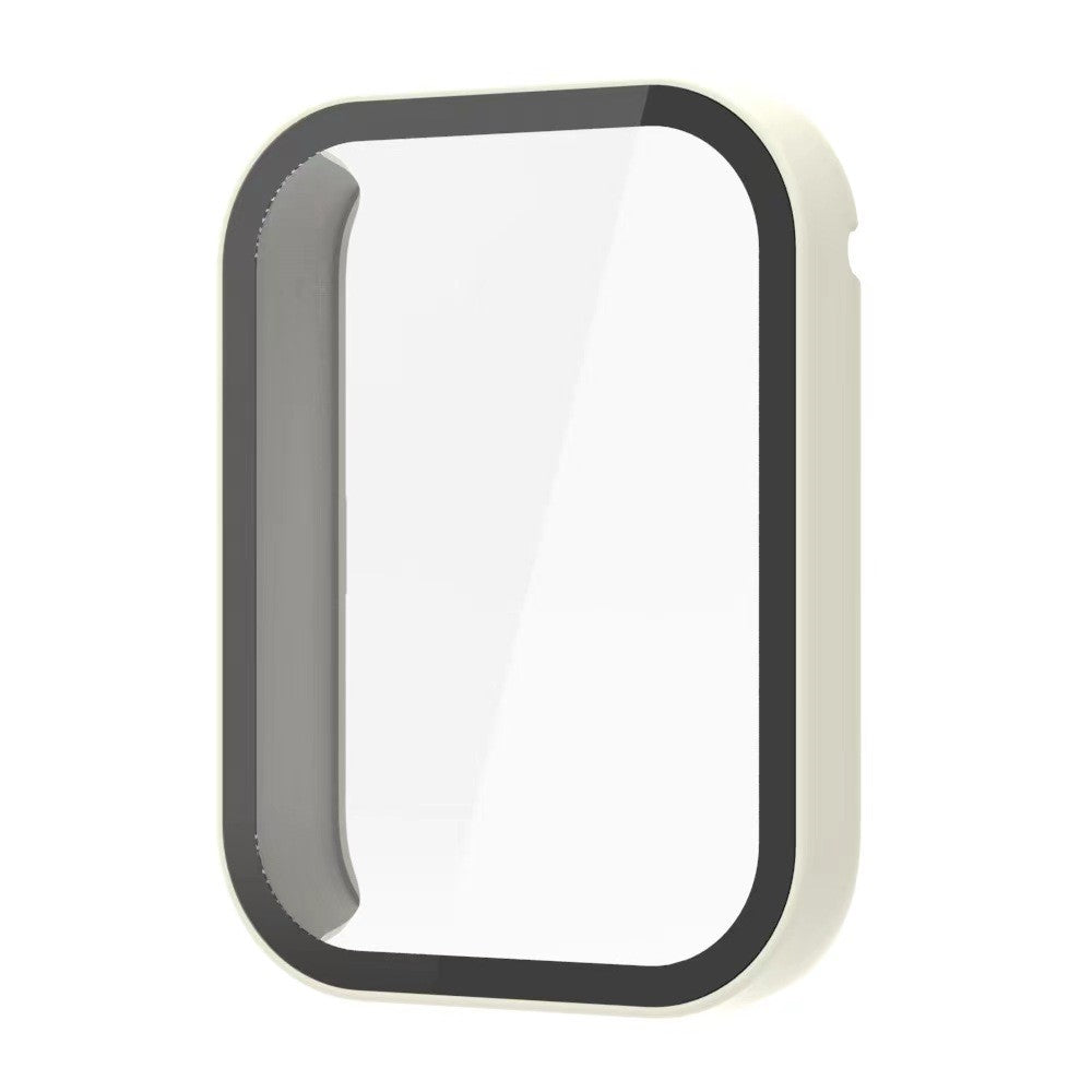 Amazfit Bip 5 protective cover with tempered glass - Ivory White#serie_5