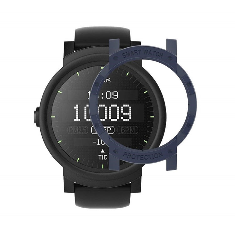 Rigtigt Fint TicWatch E Plastik Cover - Blå#serie_4