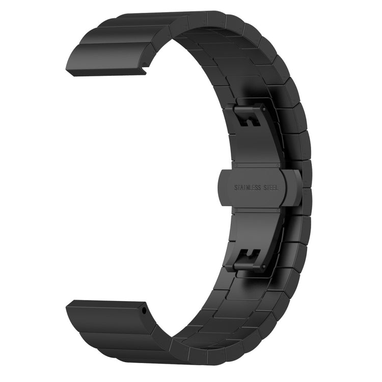 Meget Smuk Metal Universal Rem passer til Honor Smartwatch - Sort#serie_1