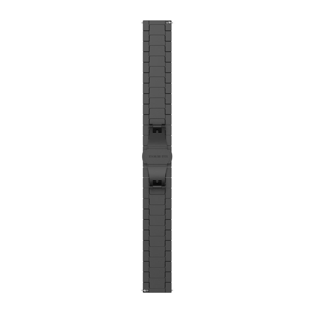 Meget Smuk Metal Universal Rem passer til Honor Smartwatch - Sort#serie_1