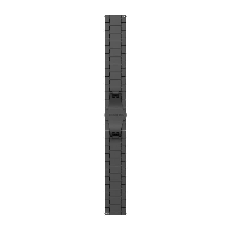 Meget Smuk Metal Universal Rem passer til Honor Smartwatch - Sort#serie_1