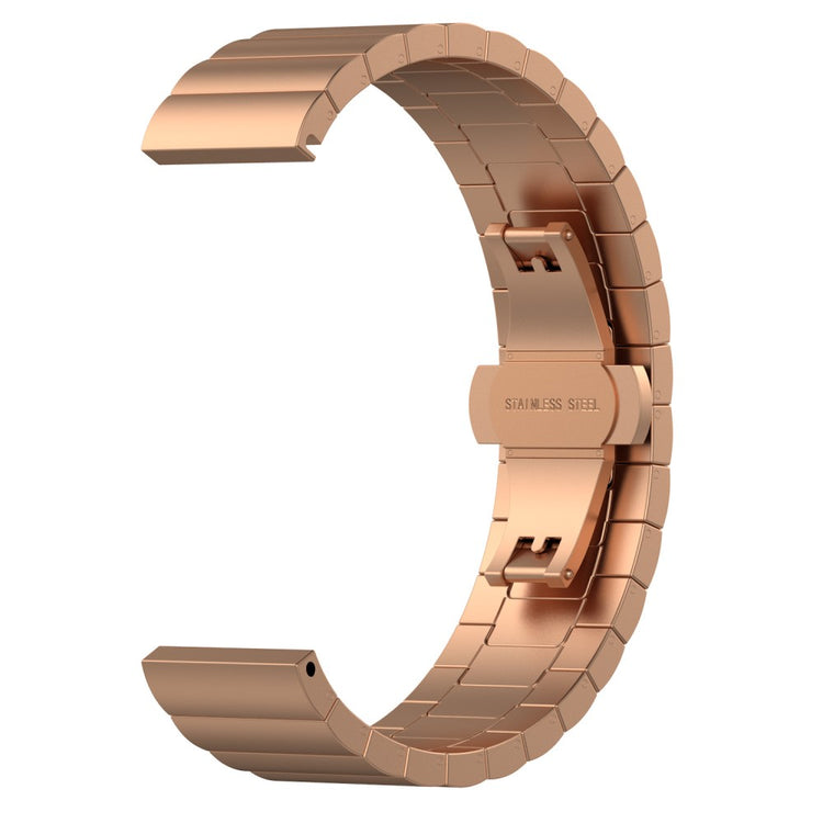 Meget Smuk Metal Universal Rem passer til Honor Smartwatch - Guld#serie_2