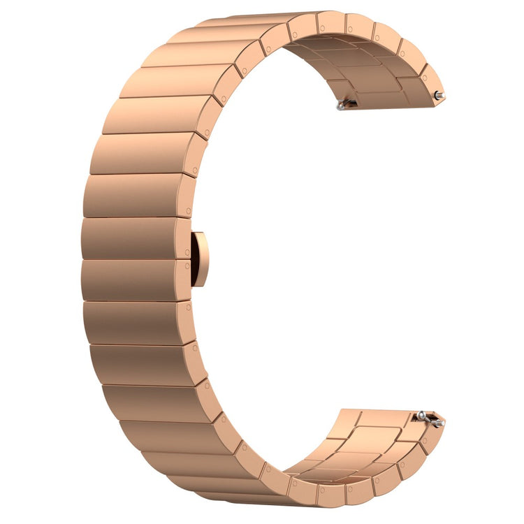 Meget Smuk Metal Universal Rem passer til Honor Smartwatch - Guld#serie_2