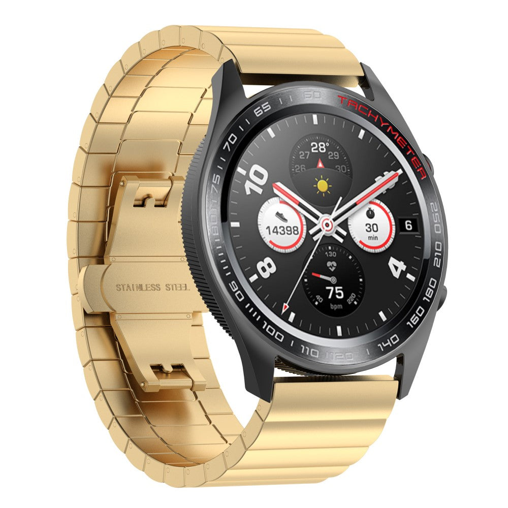 Meget Smuk Metal Universal Rem passer til Honor Smartwatch - Guld#serie_3