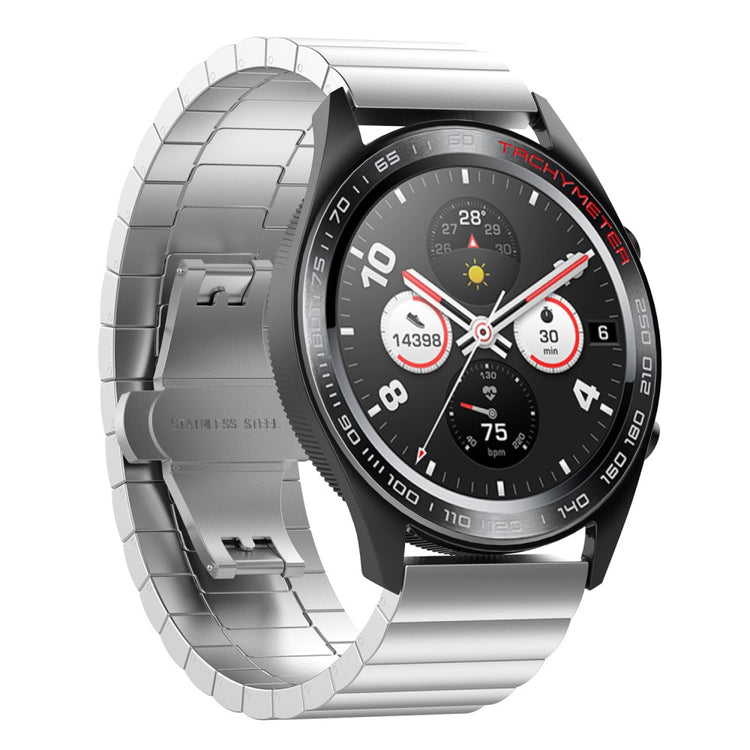 Meget Smuk Metal Universal Rem passer til Honor Smartwatch - Sølv#serie_4