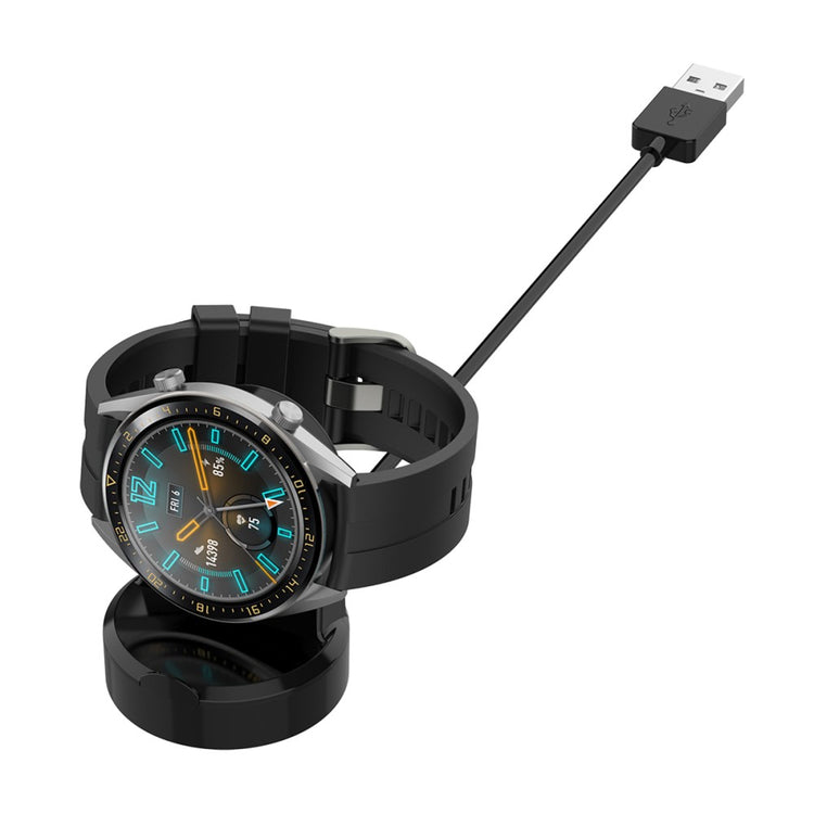 Plastik Magnetisk Ladestation passer til Smartwatch - Sort#serie_1
