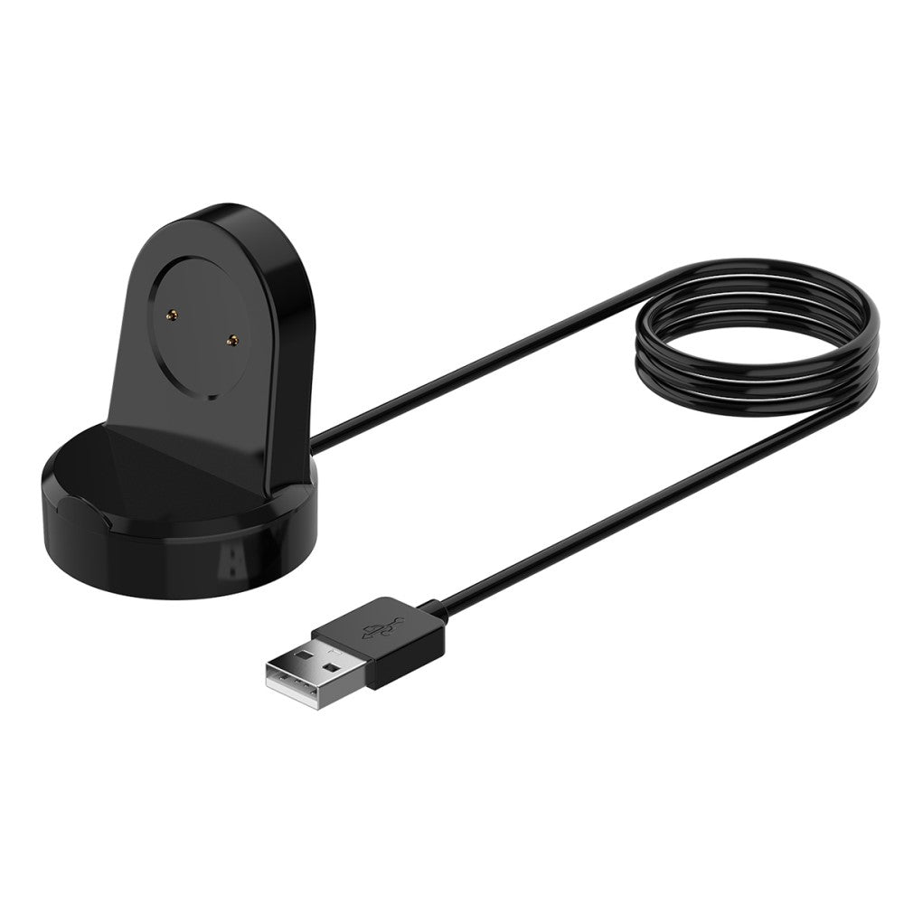 Plastik Magnetisk Ladestation passer til Smartwatch - Sort#serie_1