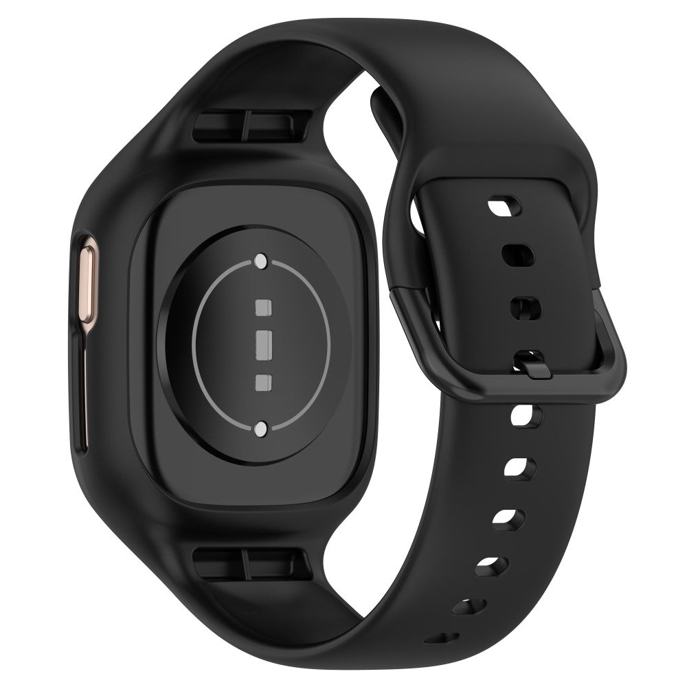 Honor Watch 4 silicone strap with integrated cover - Black#serie_1