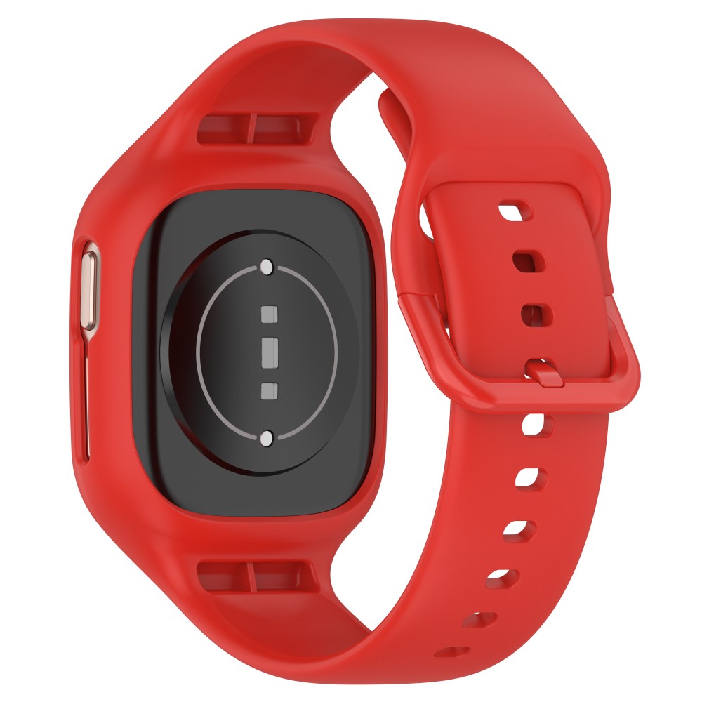 Honor Watch 4 silicone strap with integrated cover - Red#serie_5