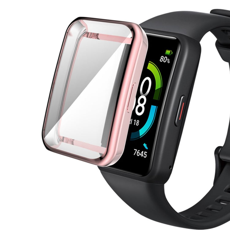 Godt Silikone Cover til Honor Band 6 - Pink#serie_3