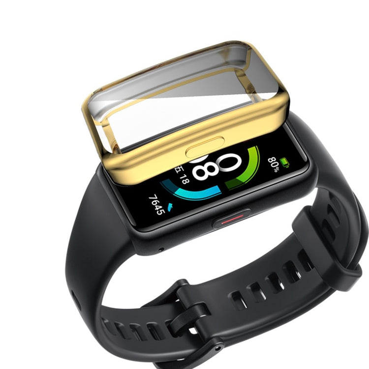 Godt Silikone Cover til Honor Band 6 - Guld#serie_4
