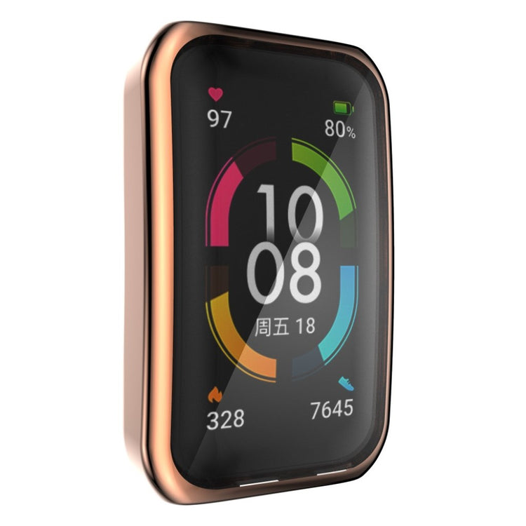 Godt Silikone Cover til Honor Band 6 - Pink#serie_5