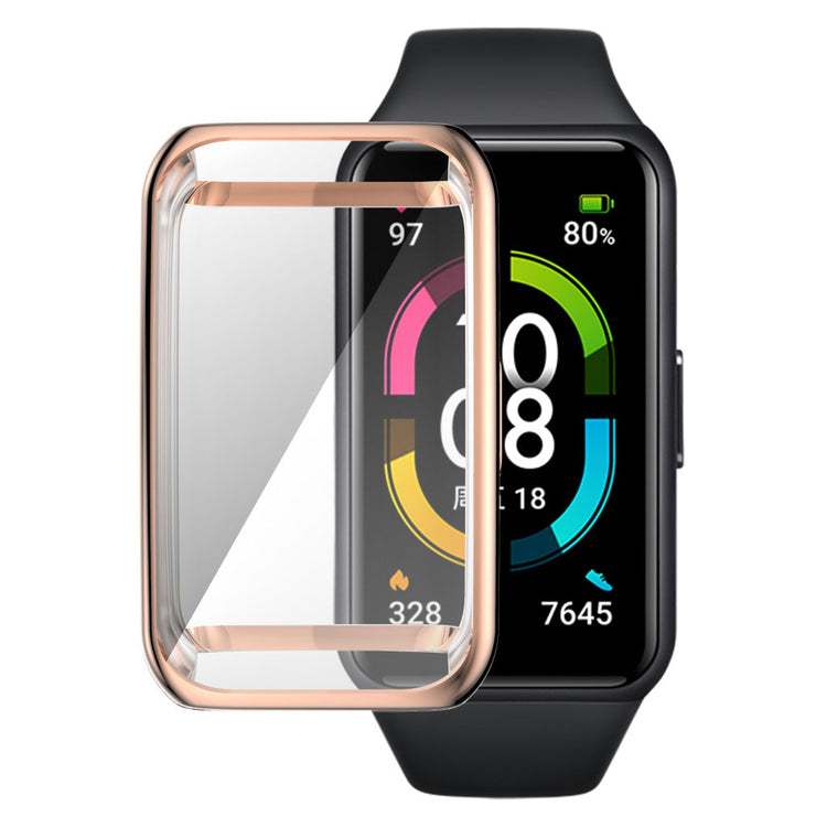 Godt Silikone Cover til Honor Band 6 - Pink#serie_5