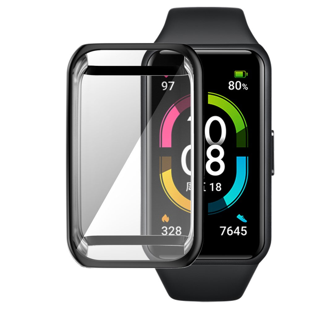 Mega Flot Silikone Cover til Honor Band 6 - Sort#serie_1