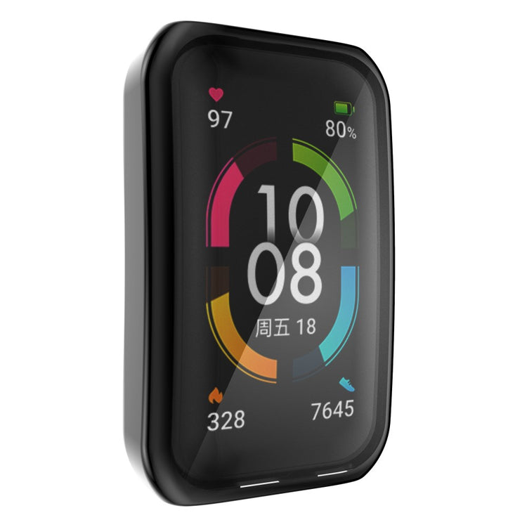 Mega Flot Silikone Cover til Honor Band 6 - Sort#serie_1