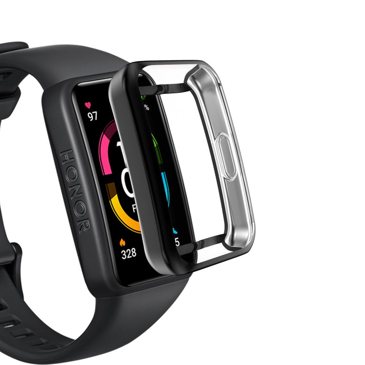 Mega Flot Silikone Cover til Honor Band 6 - Sort#serie_1