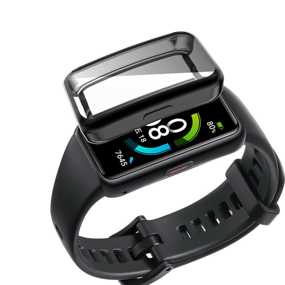 Mega Flot Silikone Cover til Honor Band 6 - Sort#serie_1