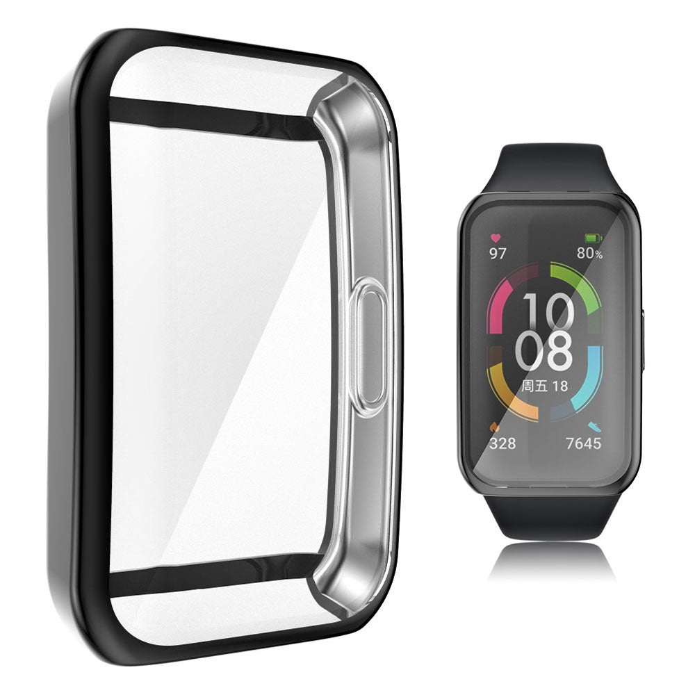 Mega Flot Silikone Cover til Honor Band 6 - Sort#serie_1