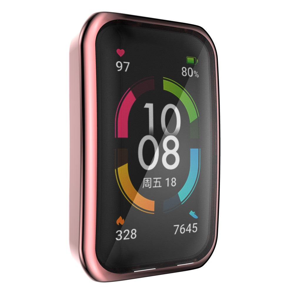 Mega Flot Silikone Cover til Honor Band 6 - Pink#serie_2