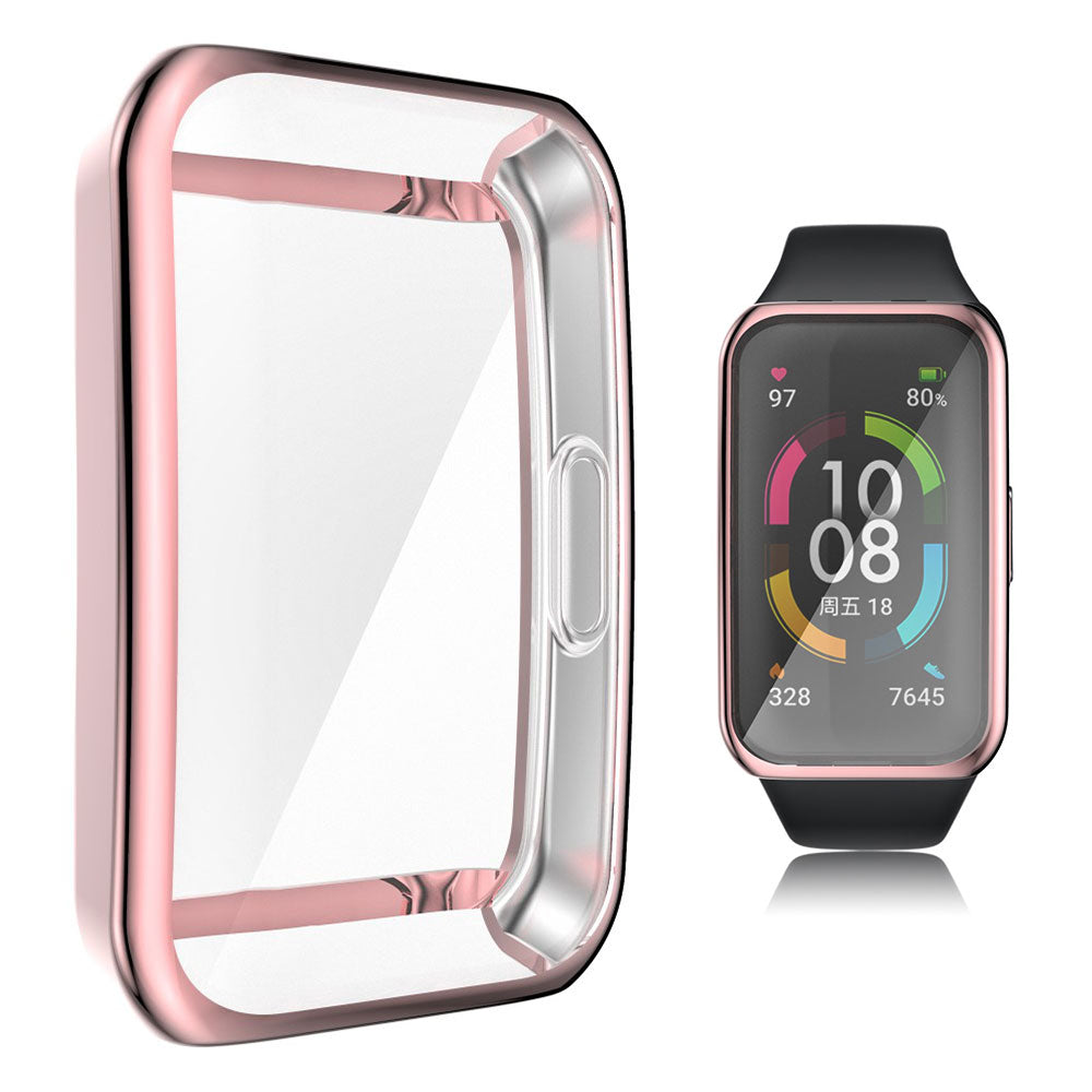 Mega Flot Silikone Cover til Honor Band 6 - Pink#serie_2