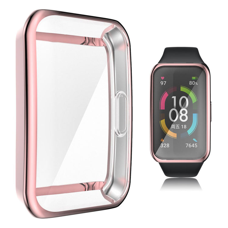 Mega Flot Silikone Cover til Honor Band 6 - Pink#serie_2