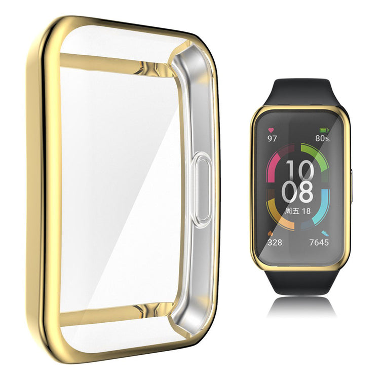 Mega Flot Silikone Cover til Honor Band 6 - Guld#serie_3