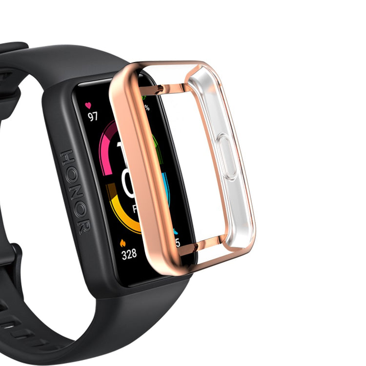 Mega Flot Silikone Cover til Honor Band 6 - Pink#serie_4