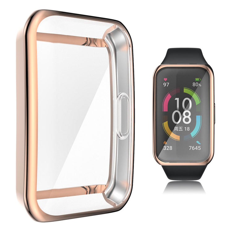 Mega Flot Silikone Cover til Honor Band 6 - Pink#serie_4