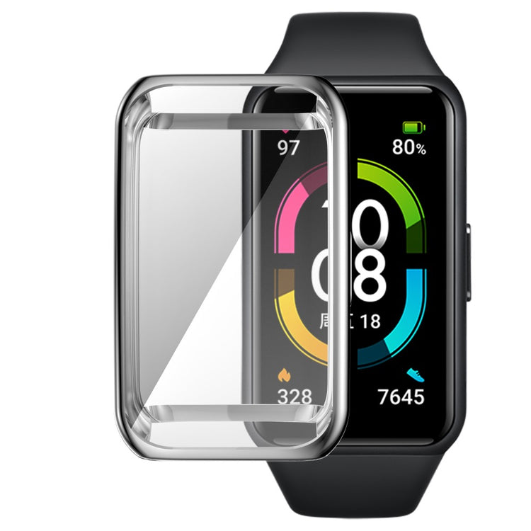 Mega Flot Silikone Cover til Honor Band 6 - Sølv#serie_5