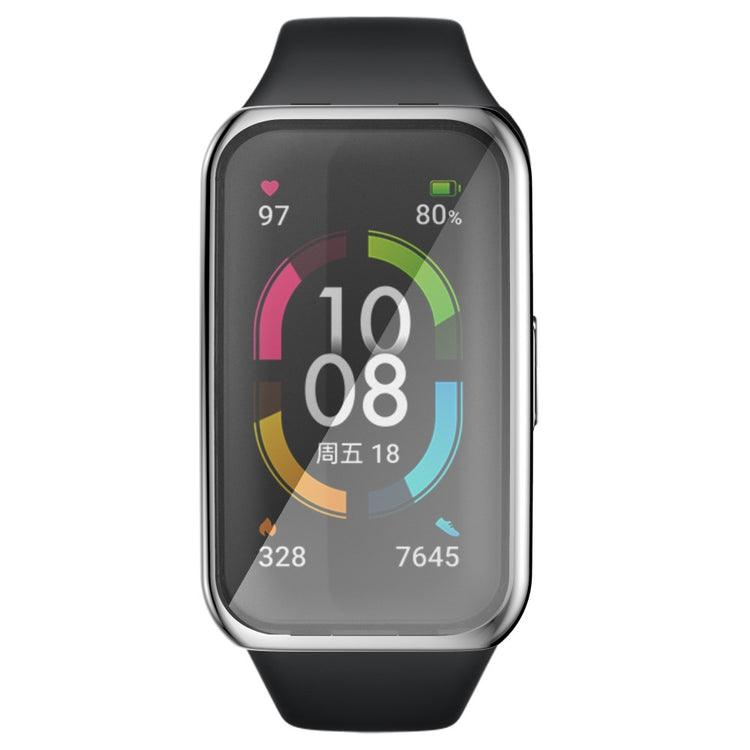 Mega Flot Silikone Cover til Honor Band 6 - Sølv#serie_5