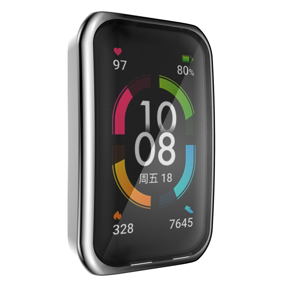 Mega Flot Silikone Cover til Honor Band 6 - Sølv#serie_5
