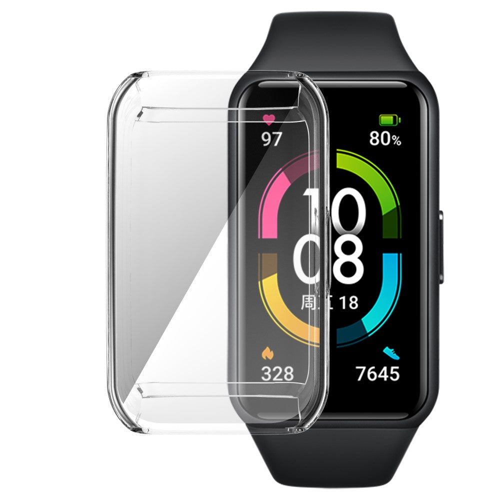 Mega Flot Silikone Cover til Honor Band 6 - Gennemsigtig#serie_6